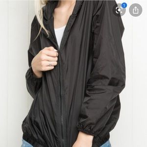 BM Black Windbreaker